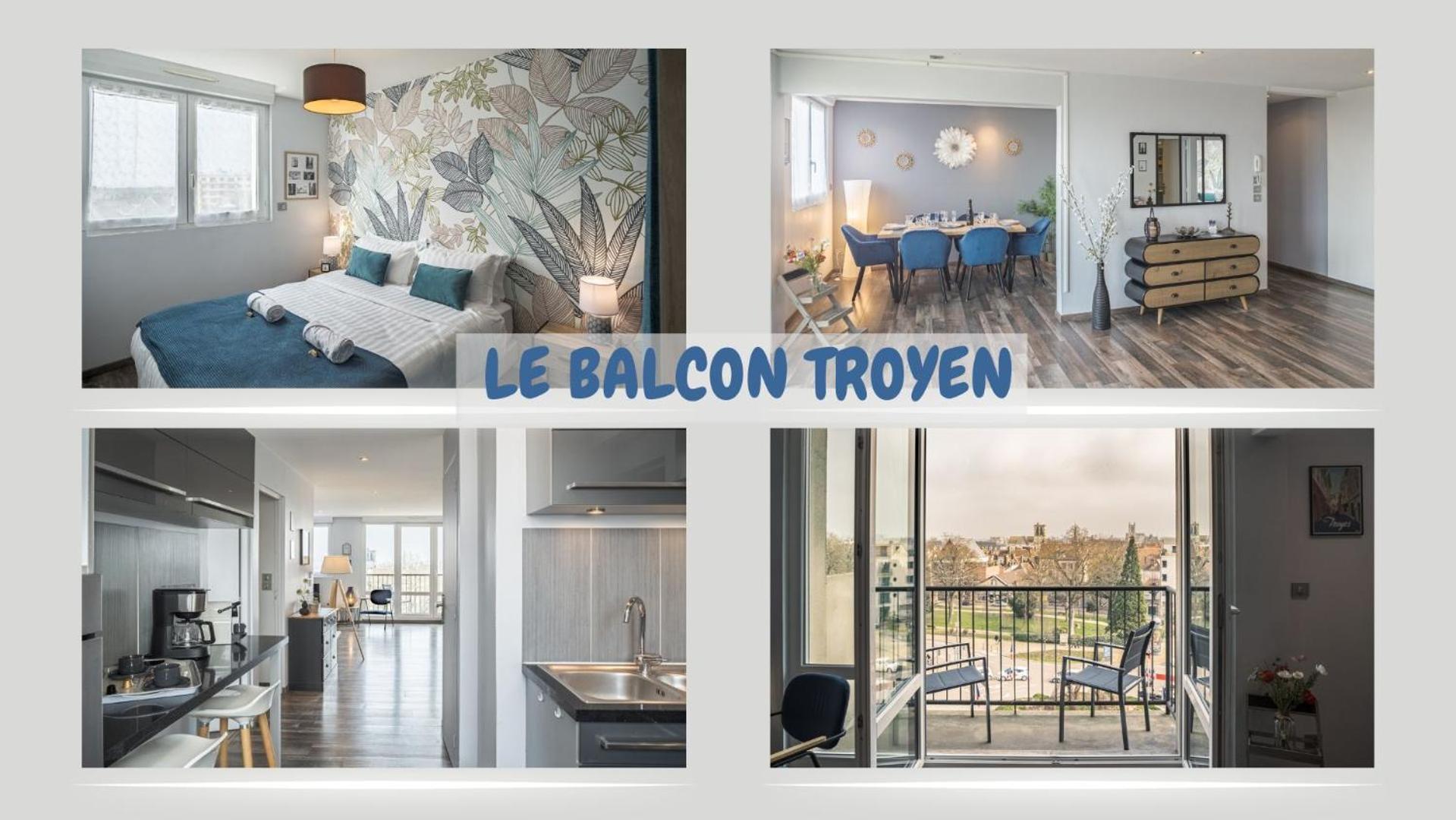 Le Balcon Troyen - Proche Hypercentre - 4 Pers. Daire Troyes Dış mekan fotoğraf